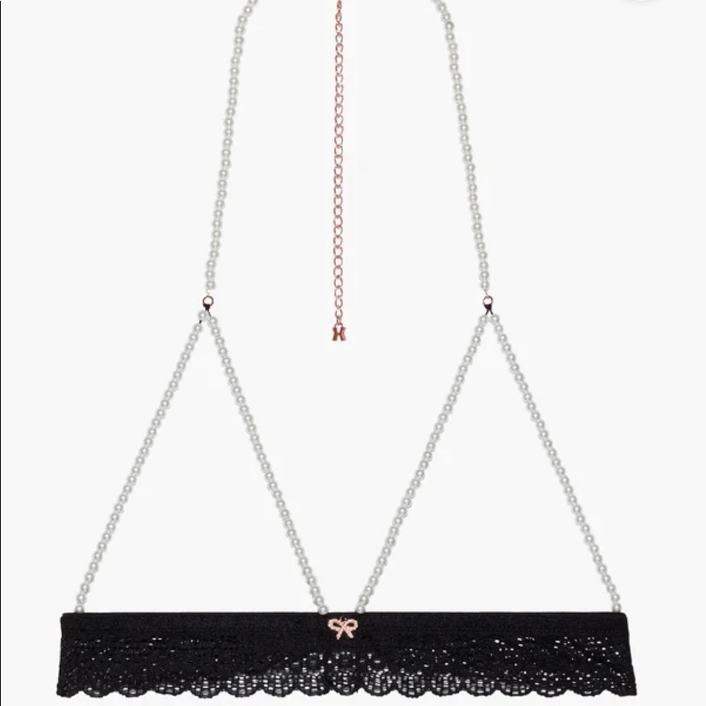 SAVAGE X FENTY pearl bralette
